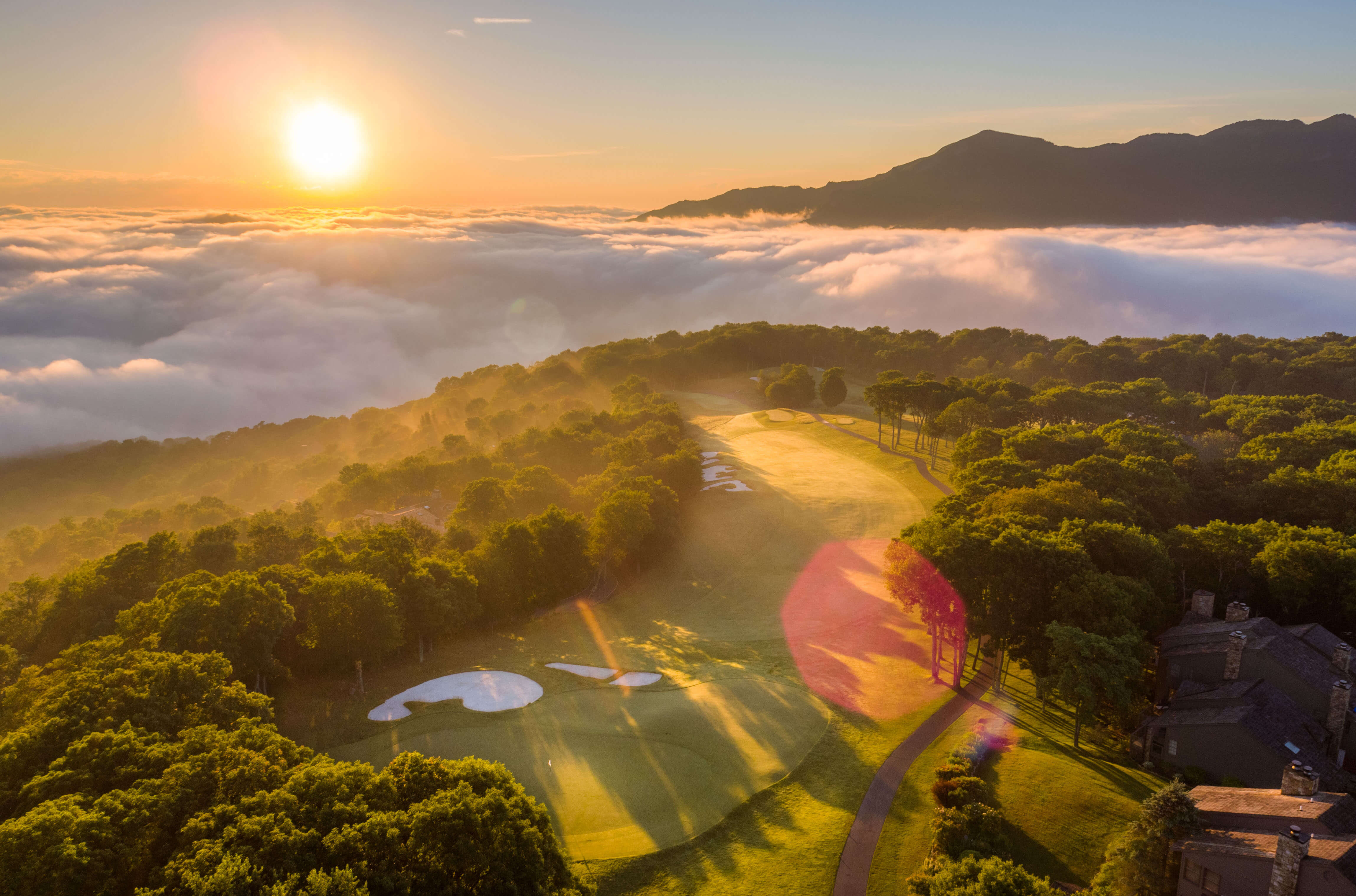 Linville Ridge Golf Nelson Aerial Productions